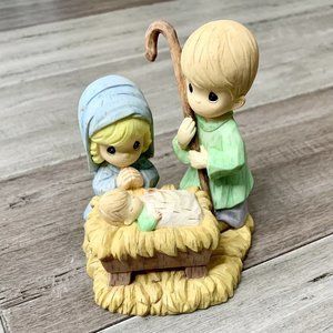 Precious Moments 2008 Nativity Set in Original Box Jesus Mary Joseph READ